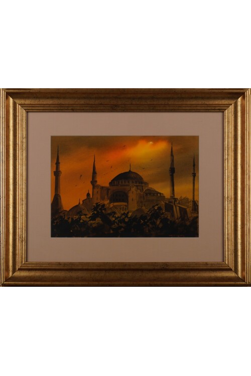 Ayasofya Günbatımı Tablo