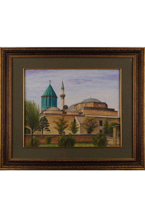 Mevlana’nın Sessiz Işıltısı – Hazreti Mevlana Türbesi  Tablosu