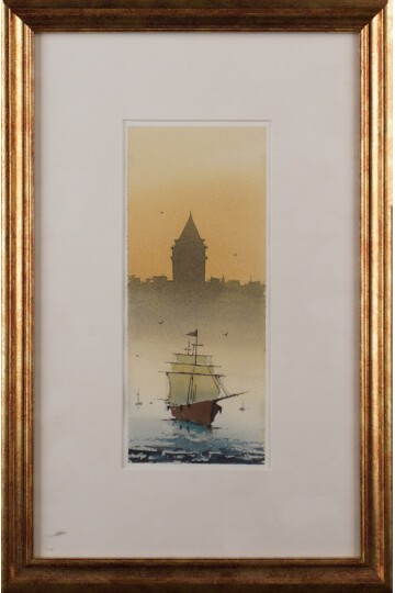 Galata ve Yelkenli Tablo